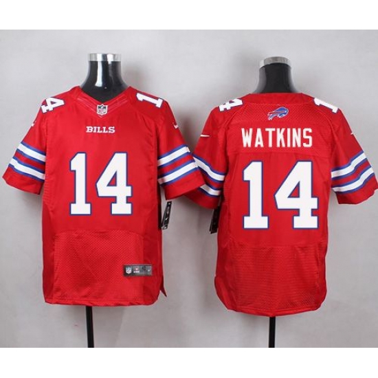 Nike Bills #14 Sammy Watkins Red Mens Stitched NFL Elite Rush Jersey Nike Bills #14 Sammy Watkins Red Mens Stitched NFL Elite Rush Jersey