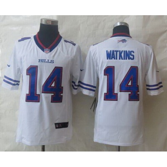 Nike Bills #14 Sammy Watkins White Mens Stitched NFL Vapor Untouchable Limited Jersey Nike Bills #14 Sammy Watkins White Mens Stitched NFL Vapor Untouchable Limited Jersey