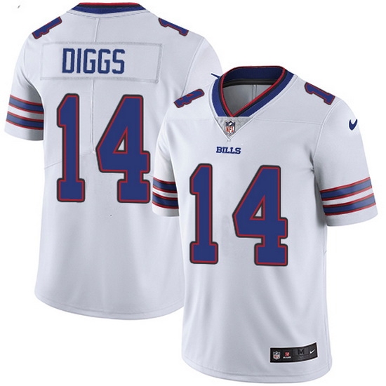 Nike Bills 14 Stefon Diggs White Men Stitched NFL Vapor Untouchable Limited Jersey Nike Bills 14 Stefon Diggs White Men Stitched NFL Vapor Untouchable Limited Jersey
