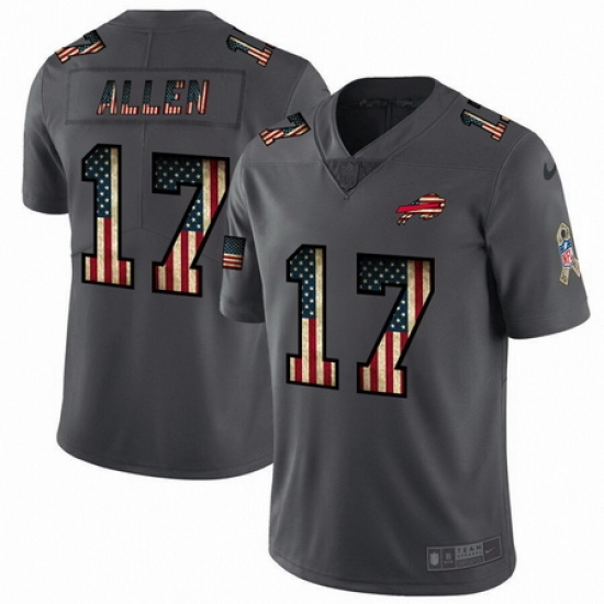 Nike Bills 17 Josh Allen 2019 Salute To Service USA Flag Fashion Limited Jersey Nike Bills 17 Josh Allen 2019 Salute To Service USA Flag Fashion Limited Jersey