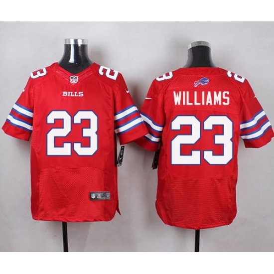 Nike Bills #23 Aaron Williams Red Mens Stitched NFL Elite Rush Jersey Nike Bills #23 Aaron Williams Red Mens Stitched NFL Elite Rush Jersey