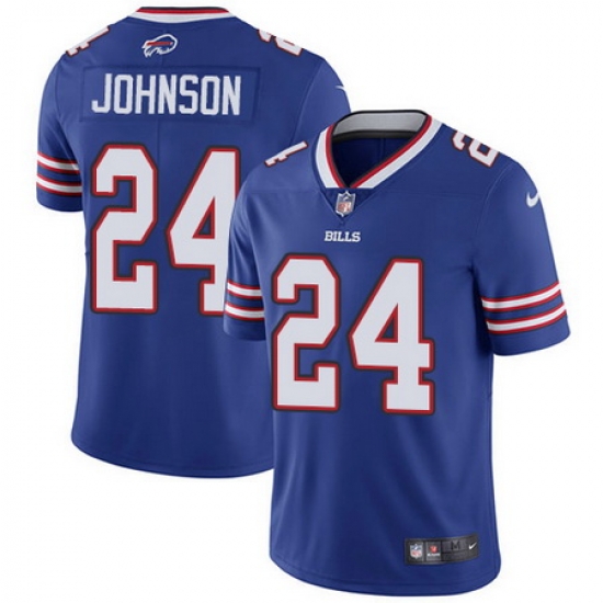 Nike Bills #24 Taron Johnson Royal Blue Team Color Mens Stitched NFL Vapor Untouchable Limited Jersey Nike Bills #24 Taron Johnson Royal Blue Team Color Mens Stitched NFL Vapor Untouchable Limited Jersey