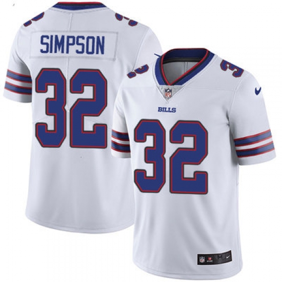 Nike Bills #32 O J Simpson White Mens Stitched NFL Vapor Untouchable Limited Jersey Nike Bills #32 O J Simpson White Mens Stitched NFL Vapor Untouchable Limited Jersey
