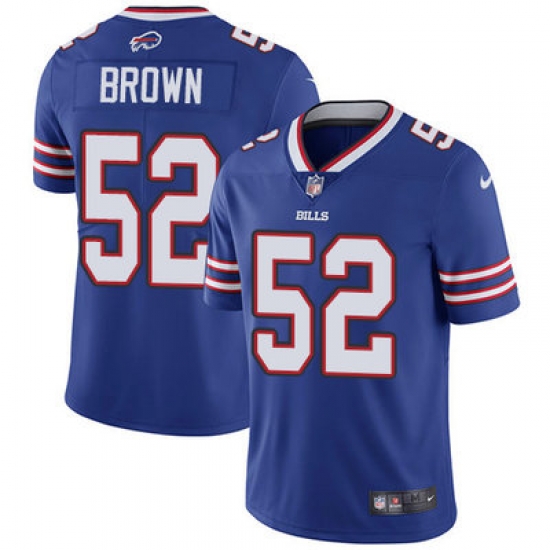 Nike Bills #52 Preston Brown Royal Blue Team Color Mens Stitched NFL Vapor Untouchable Limited Jersey Nike Bills #52 Preston Brown Royal Blue Team Color Mens Stitched NFL Vapor Untouchable Limited Jersey