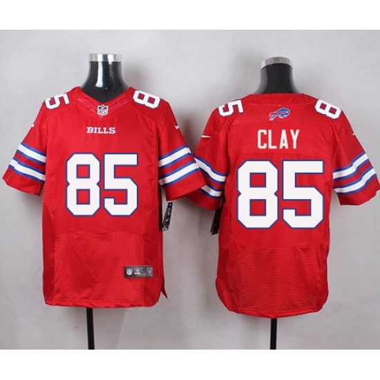 Nike Bills #85 Charles Clay Red Mens Stitched NFL Elite Rush Jersey Nike Bills #85 Charles Clay Red Mens Stitched NFL Elite Rush Jersey