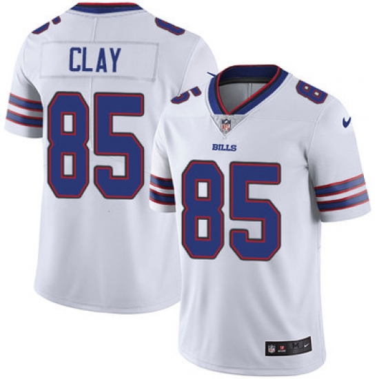 Nike Bills #85 Charles Clay White Mens Stitched NFL Vapor Untouchable Limited Jersey Nike Bills #85 Charles Clay White Mens Stitched NFL Vapor Untouchable Limited Jersey