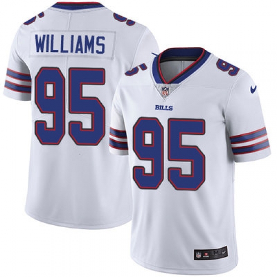 Nike Bills #95 Kyle Williams White Mens Stitched NFL Vapor Untouchable Limited Jersey Nike Bills #95 Kyle Williams White Mens Stitched NFL Vapor Untouchable Limited Jersey