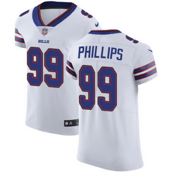 Nike Bills #99 Harrison Phillips White Mens Stitched NFL Vapor Untouchable Elite Jersey Nike Bills #99 Harrison Phillips White Mens Stitched NFL Vapor Untouchable Elite Jersey