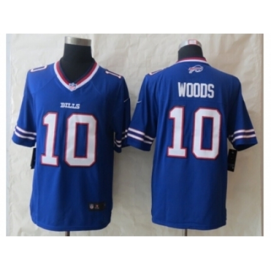 Nike Buffalo Bills 10 Woods Blue Limited NFL Jersey Nike Buffalo Bills 10 Woods Blue Limited NFL Jersey