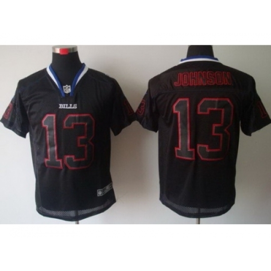 Nike Buffalo Bills 13 Steve Johnson Black Elite Lights Out NFL Jersey Nike Buffalo Bills 13 Steve Johnson Black Elite Lights Out NFL Jersey