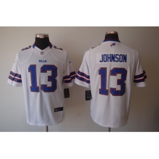 Nike Buffalo Bills 13 Steve Johnson White Limited NFL Jersey Nike Buffalo Bills 13 Steve Johnson White Limited NFL Jersey