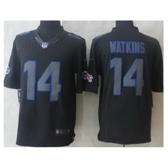Nike Buffalo Bills 14 Sammy Watkins Black Limited Impact NFL Jersey Nike Buffalo Bills 14 Sammy Watkins Black Limited Impact NFL Jersey