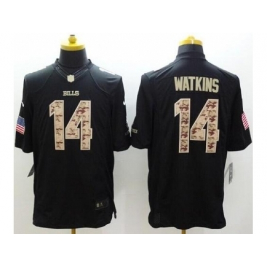 Nike Buffalo Bills 14 Sammy Watkins Black Limited Salute to Service NFL Jersey Nike Buffalo Bills 14 Sammy Watkins Black Limited Salute to Service NFL Jersey