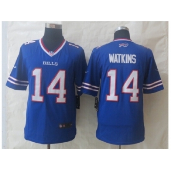 Nike Buffalo Bills 14 Sammy Watkins blue Limited NFL Jersey Nike Buffalo Bills 14 Sammy Watkins blue Limited NFL Jersey