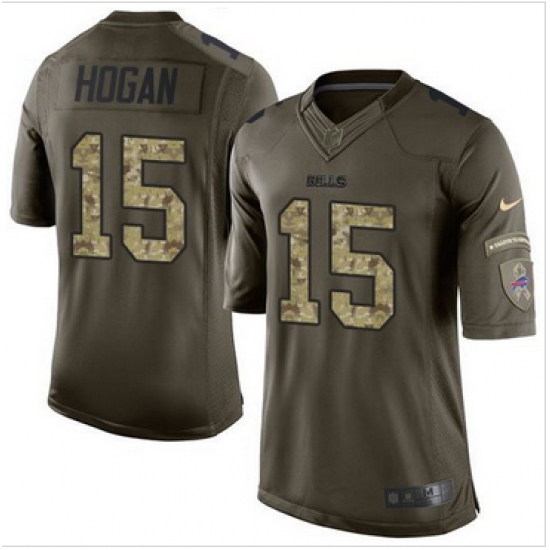 Nike Buffalo Bills #15 Chris Hogan Green Men 27s Stitched NFL Limited Salute To Service Jersey Nike Buffalo Bills #15 Chris Hogan Green Men 27s Stitched NFL Limited Salute To Service Jersey