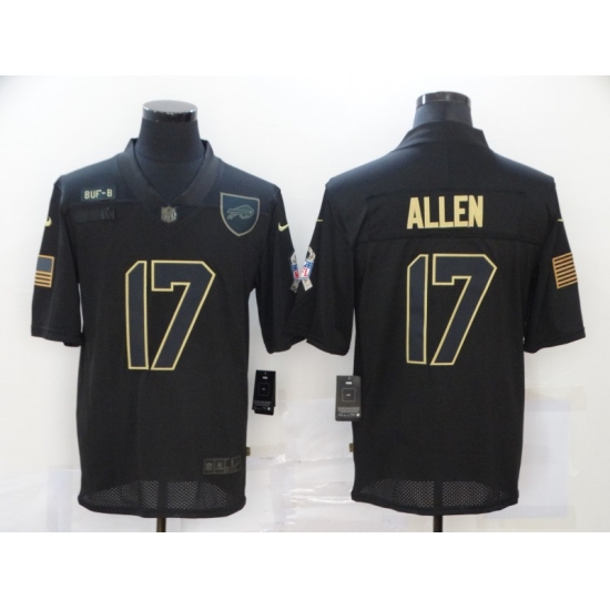 Nike Buffalo Bills 17 Josh Allen Black 2020 Salute To Service Limited Jersey Nike Buffalo Bills 17 Josh Allen Black 2020 Salute To Service Limited Jersey
