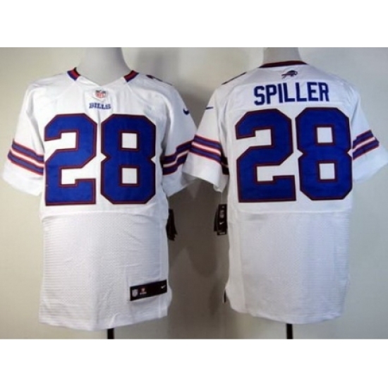 Nike Buffalo Bills 28 C.J. Spiller White Elite NFL Jersey Nike Buffalo Bills 28 C.J. Spiller White Elite NFL Jersey