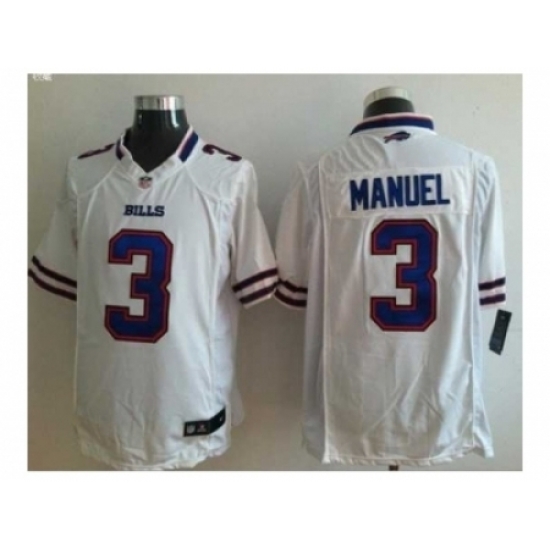 Nike Buffalo Bills 3 EJ Manuel white Game NFL Jersey Nike Buffalo Bills 3 EJ Manuel white Game NFL Jersey