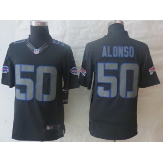Nike Buffalo Bills 50 Kiko Alonso Black Limited Impact NFL Jersey Nike Buffalo Bills 50 Kiko Alonso Black Limited Impact NFL Jersey