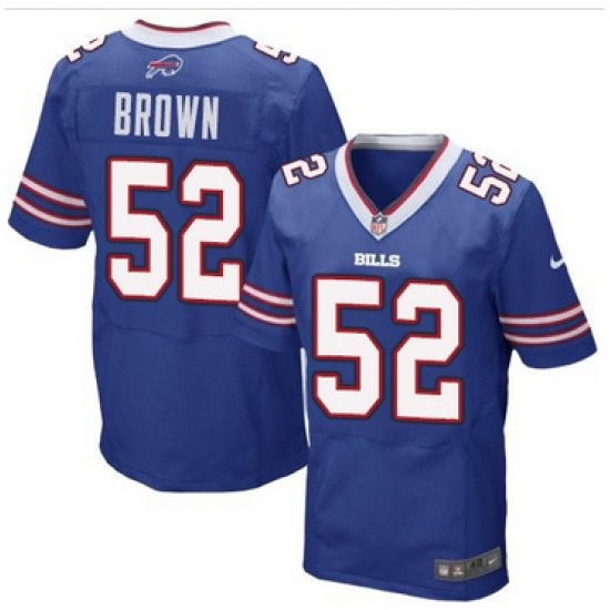 Nike Buffalo Bills #52 Preston Brown Royal Blue Team Color Mens Stitched NFL New Elite Jersey Nike Buffalo Bills #52 Preston Brown Royal Blue Team Color Mens Stitched NFL New Elite Jersey