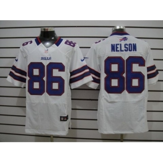 Nike Buffalo Bills 86 David Nelson white Elite NFL Jersey Nike Buffalo Bills 86 David Nelson white Elite NFL Jersey
