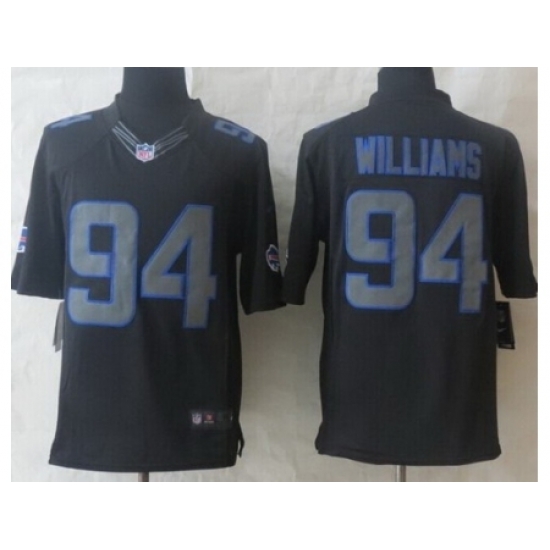 Nike Buffalo Bills 94 Williams Black Limited Impact NFL Jersey Nike Buffalo Bills 94 Williams Black Limited Impact NFL Jersey