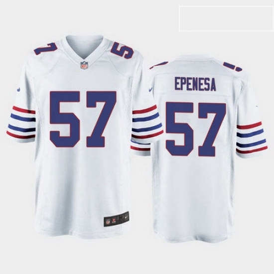 men a.j. epenesa buffalo bills white alternate game jersey men a.j. epenesa buffalo bills white alternate game jersey