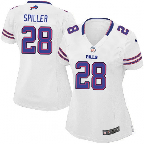 C.J. Spiller Womens Jersey - White Stitched Limited Nike Buffalo Bills #28 Jersey C.J. Spiller Womens Jersey - White Stitched Limited Nike Buffalo Bills #28 Jersey