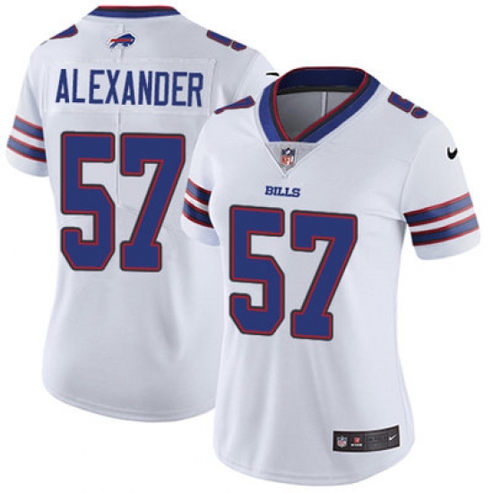 Nike Bills #57 Lorenzo Alexander White Womens Stitched NFL Vapor Untouchable Limited Jersey Nike Bills #57 Lorenzo Alexander White Womens Stitched NFL Vapor Untouchable Limited Jersey