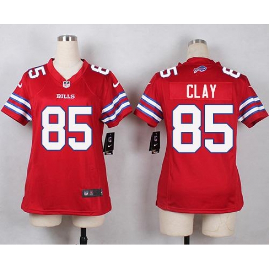 Nike Bills #85 Charles Clay Red Womens Stitched NFL Limited Rush Jersey Nike Bills #85 Charles Clay Red Womens Stitched NFL Limited Rush Jersey