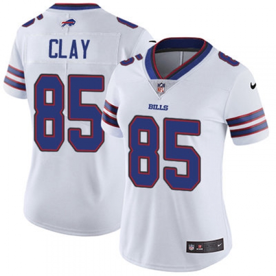 Nike Bills #85 Charles Clay White Womens Stitched NFL Vapor Untouchable Limited Jersey Nike Bills #85 Charles Clay White Womens Stitched NFL Vapor Untouchable Limited Jersey
