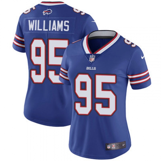 Nike Bills #95 Kyle Williams Royal Blue Team Color Womens Stitched NFL Vapor Untouchable Limited Jersey Nike Bills #95 Kyle Williams Royal Blue Team Color Womens Stitched NFL Vapor Untouchable Limited Jersey