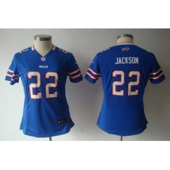 Nike Women Buffalo Bills 22# Jackson Blue Jersey Nike Women Buffalo Bills 22# Jackson Blue Jersey