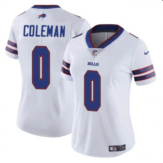 Women Buffalo Bills 0 Keon Coleman White Vapor Stitched Football Jersey Women Buffalo Bills 0 Keon Coleman White Vapor Stitched Football Jersey