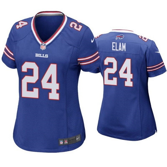 Women Buffalo Bills 24 Kaiir Elam Blue Vapor Untouchable Limited Stitched Football Jerse Women Buffalo Bills 24 Kaiir Elam Blue Vapor Untouchable Limited Stitched Football Jerse