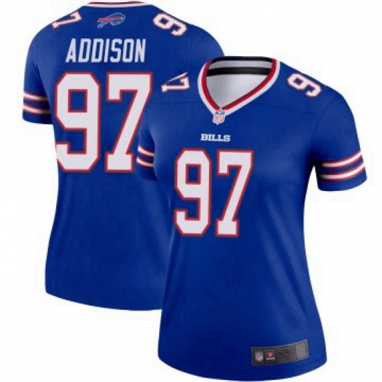 Women Buffalo Bills Mario Addison Royal Legend Jersey By Nike Women Buffalo Bills Mario Addison Royal Legend Jersey By Nike