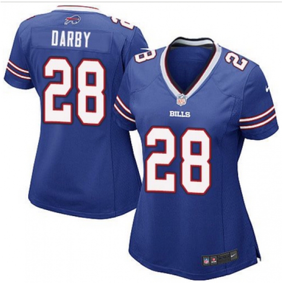 Women Nike Bills #28 Ronald Darby Royal Blue Team Color Stitched NFL Elite Jersey Women Nike Bills #28 Ronald Darby Royal Blue Team Color Stitched NFL Elite Jersey