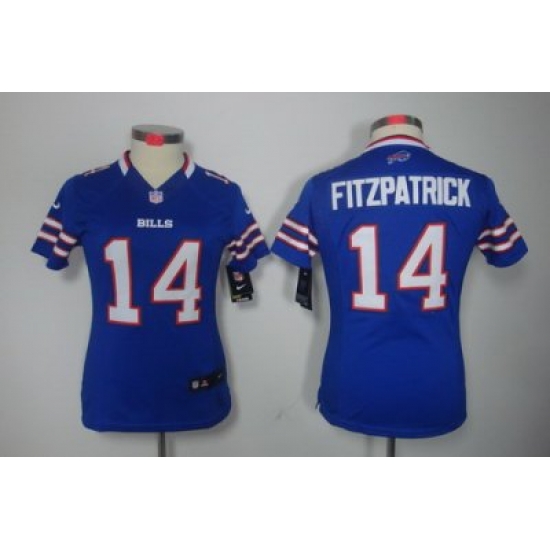 Women Nike Buffalo Bills 14# Ryan Fitzpatrick Blue Color Limited Jerseys Women Nike Buffalo Bills 14# Ryan Fitzpatrick Blue Color Limited Jerseys