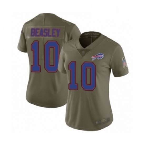Womens Buffalo Bills 10 Cole Beasley Limited Olive 2017 Salute to Service Football Jersey Womens Buffalo Bills 10 Cole Beasley Limited Olive 2017 Salute to Service Football Jersey