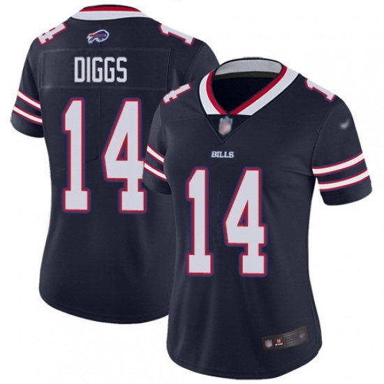 Women's Buffalo Bills #14 Stefon Diggs Navy Blue Inverted Legend Stitched NFL Nike Limited Jersey Women's Buffalo Bills #14 Stefon Diggs Navy Blue Inverted Legend Stitched NFL Nike Limited Jersey
