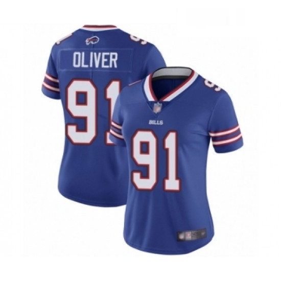 Womens Buffalo Bills 91 Ed Oliver Royal Blue Team Color Vapor Untouchable Elite Player Football Jersey Womens Buffalo Bills 91 Ed Oliver Royal Blue Team Color Vapor Untouchable Elite Player Football Jersey
