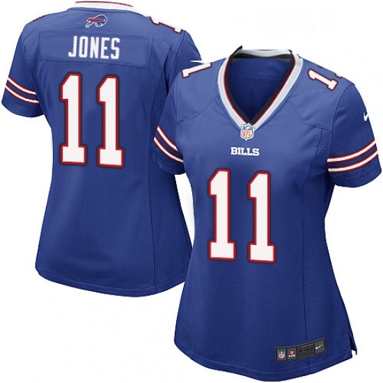 Womens Nike Buffalo Bills 11 Zay Jones Game Royal Blue Team Color NFL Jersey Womens Nike Buffalo Bills 11 Zay Jones Game Royal Blue Team Color NFL Jersey