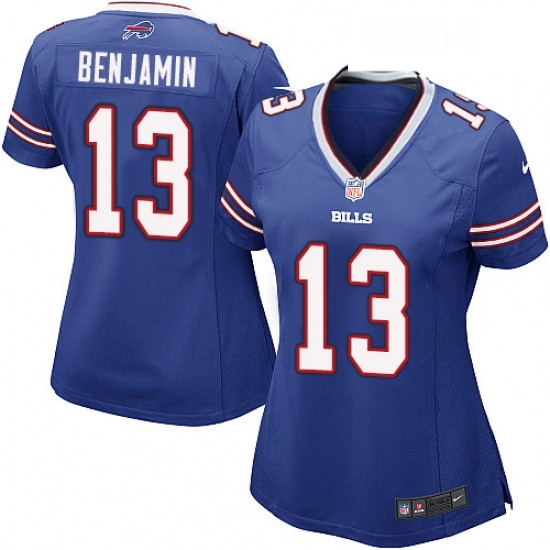 Womens Nike Buffalo Bills 13 Kelvin Benjamin Game Royal Blue Team Color NFL Jersey Womens Nike Buffalo Bills 13 Kelvin Benjamin Game Royal Blue Team Color NFL Jersey