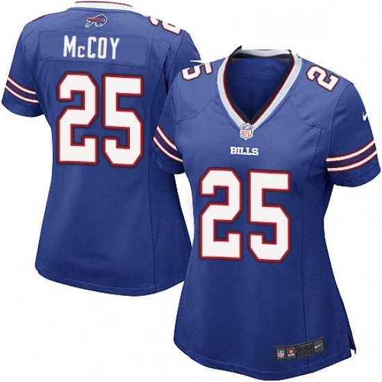 Womens Nike Buffalo Bills 25 LeSean McCoy Game Royal Blue Team Color NFL Jersey Womens Nike Buffalo Bills 25 LeSean McCoy Game Royal Blue Team Color NFL Jersey