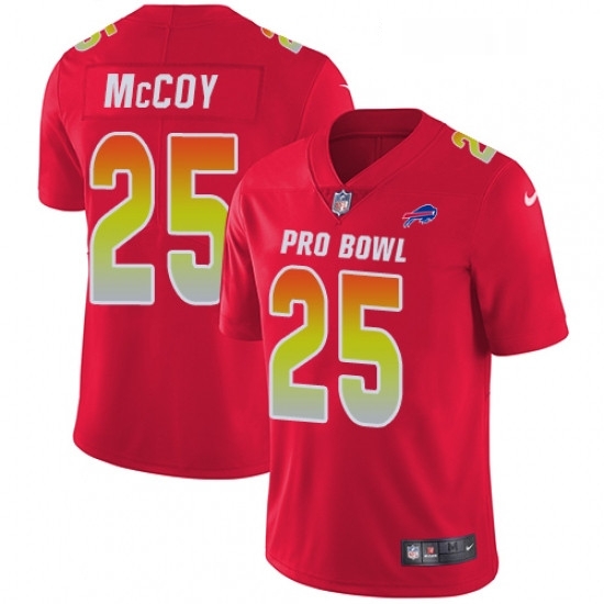 Womens Nike Buffalo Bills 25 LeSean McCoy Limited Red 2018 Pro Bowl NFL Jersey Womens Nike Buffalo Bills 25 LeSean McCoy Limited Red 2018 Pro Bowl NFL Jersey