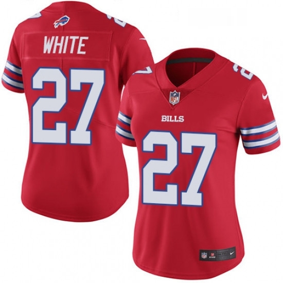 Womens Nike Buffalo Bills 27 TreDavious White Limited Red Rush Vapor Untouchable NFL Jersey Womens Nike Buffalo Bills 27 TreDavious White Limited Red Rush Vapor Untouchable NFL Jersey