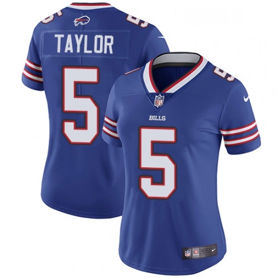 Womens Nike Buffalo Bills 5 Tyrod Taylor Royal Blue Team Color Vapor Untouchable Limited Player NFL Jersey Womens Nike Buffalo Bills 5 Tyrod Taylor Royal Blue Team Color Vapor Untouchable Limited Player NFL Jersey