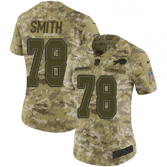 Womens Nike Buffalo Bills 78 Bruce Smith Limited Camo 2018 Salute to Service NFL Jersey Womens Nike Buffalo Bills 78 Bruce Smith Limited Camo 2018 Salute to Service NFL Jersey