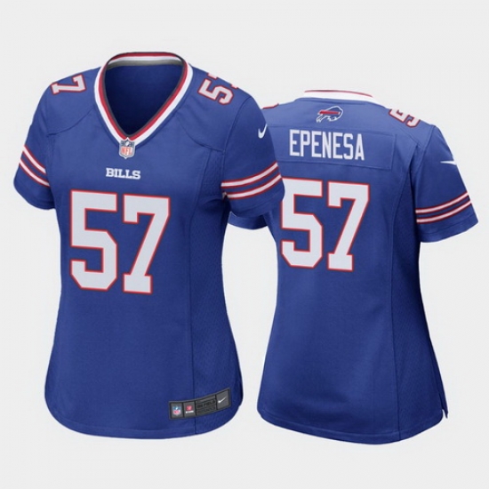 women a.j. epenesa buffalo bills royal game jersey women a.j. epenesa buffalo bills royal game jersey