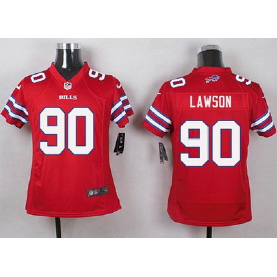 Nike Bills #90 Shaq Lawson Red Youth Stitched NFL Limited Rush Jersey Nike Bills #90 Shaq Lawson Red Youth Stitched NFL Limited Rush Jersey